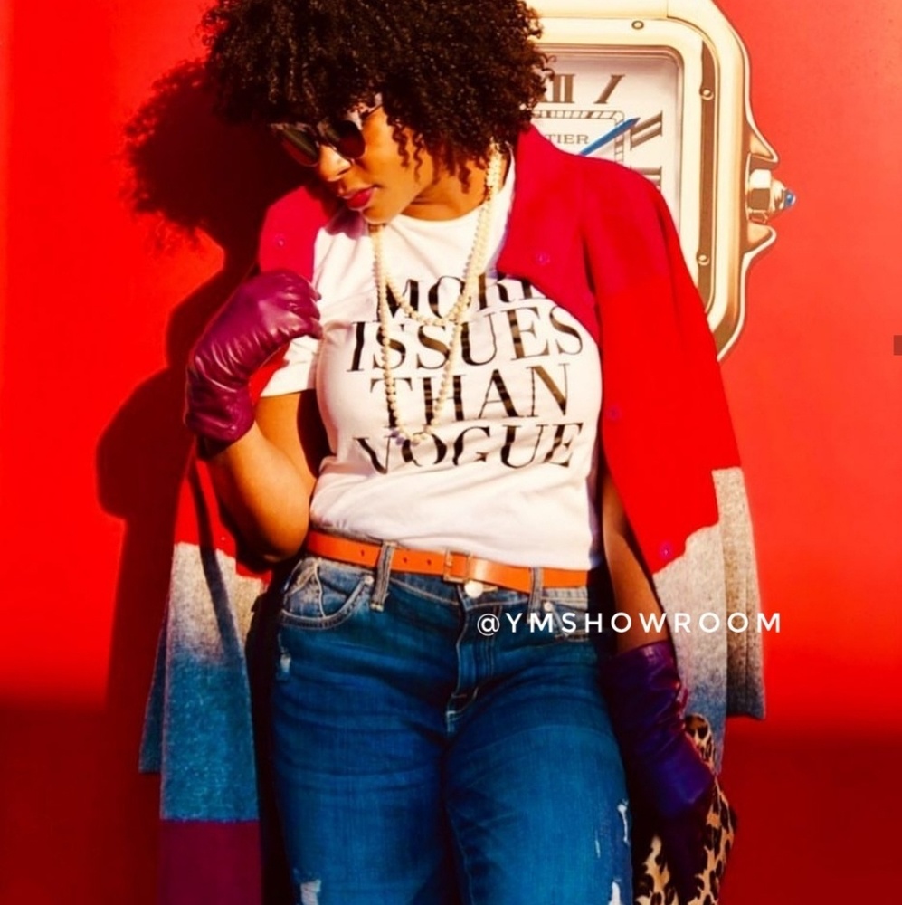 T-shirt "More Issues Than Vogue" NWT - Picture 5 of 6